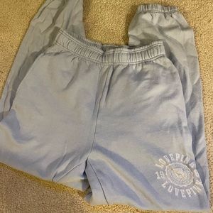 Victoria’s Secret Pink Sweat pants| Size:XS | Light Blue |
